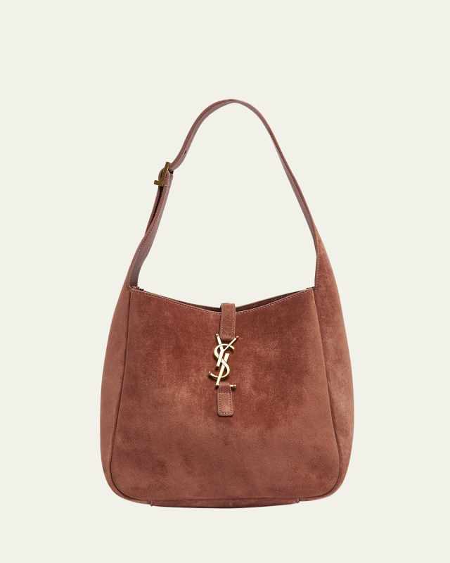 Le 5 A 7 Small Suede Hobo Shoulder Bag